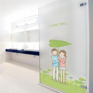 아트박스/낭만창고 ncdr121-사랑스러운 연인-샤워부스 유리문시