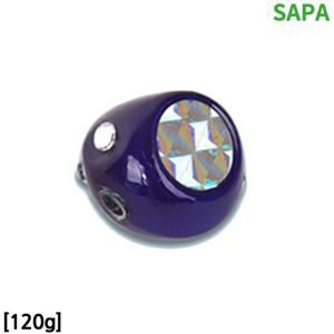 바다낚시 싸파 유동식 타이라바 헤드 120g 퍼플 2개입
