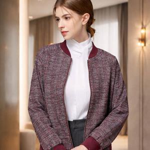 스튜디오럭스 트위드 보머 자켓