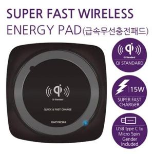 스마트폰무선충전기 SICRON 퀵차지 무선충전기 무선충전패드 ENW-800Q