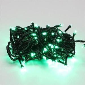 장식 LED 크리스마스트리 전구 96구 연결형 흑색선 녹색