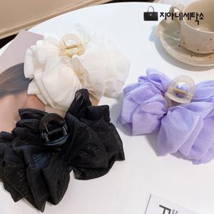 [지아네세탁소] 쉬폰집게삔 헤어핀 집게핀 헤어악세사리