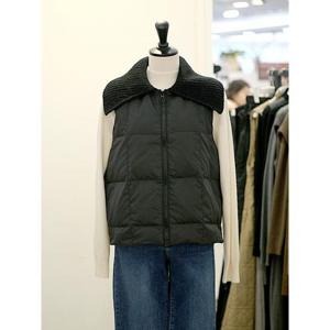 메종블랑쉬 세이브존03 니트 카라 덕 패딩 베스트 조끼 AGM251JVO101A