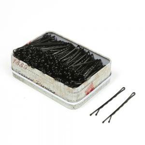 파리지엔 실핀 200p(물결형)올림머리 검정 머리핀