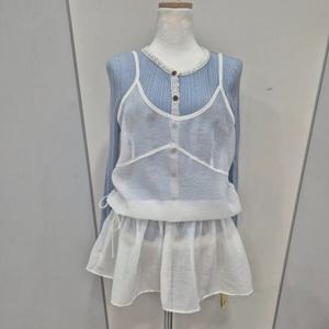 [나인스텝]시스루뷔스티에 N25NS5121 WH_YS