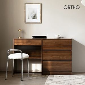 올쏘 크리미 3단 서랍장 콘솔 수납 화장대 1200