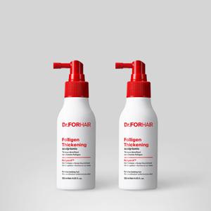 [닥터포헤어] 볼륨강화 두피영양제 폴리젠 씨크닝 스칼프 토닉 120ml+120ml