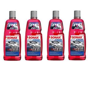 소낙스 익스 트림 리치폼 세차 샴푸 1L 4개 차량의 먼지 등 오염물을 씻어냄