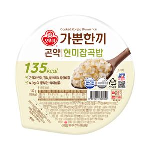 가뿐한끼 곤약 현미잡곡밥 130g x 18개