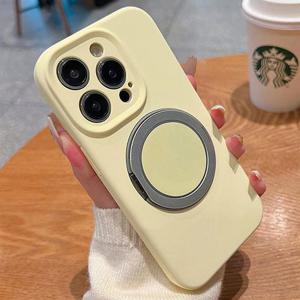 아이폰14 파스텔 풀커버 맥세이프 링거치대 소프트 실리콘케이스