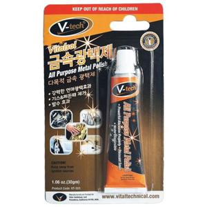 금속찌든때제거 브이텍 금속광택제 기스제거 찌든때 30g (VT551)연마