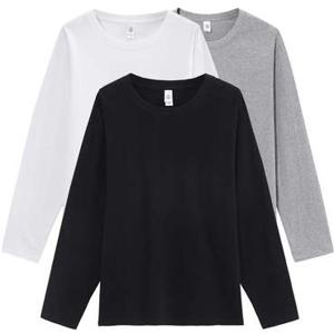 3장세트 제이케이sp 남성 여성 순면100% 라운드 무지 기본 티셔츠 면티 긴팔티