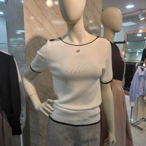 리안뉴욕 DP01 보트넥 로고장식 니트 RSEKPO010