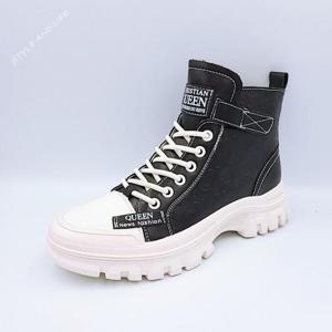 SNL 수제화 여성앵글부츠 발편한부츠 SWB22019 블랙