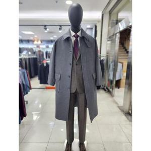 컴스페이스 세이브존06 빅사이즈 울 블렌드 발마칸 코트 그레이 MWWEA07X