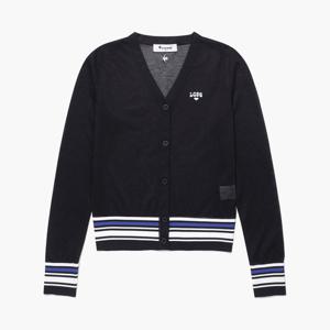 [르꼬끄골프] 여성 V넥 배색포인트 여름 가디건 (GQ222LKC41)