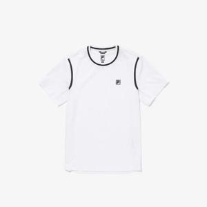 휠라반팔티 KQC FS2RSG2321X-WHI  폴리 그래픽 반팔티