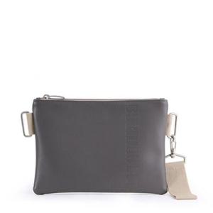 아트박스/버빌리안 스트랩 레더 클러치_그레이