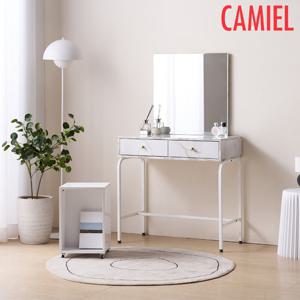 [까미엘]플루토5 국산철재 LPM 800 라운드 화장대세트(SO_YE0149)