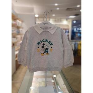 아가방 세이브존03 아가방 그레이 디즈니 미키 카라 맨투맨 AQ79R121002A