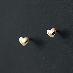 14k gold filled 핫뚜 하트 귀걸이 미니 침형귀걸이