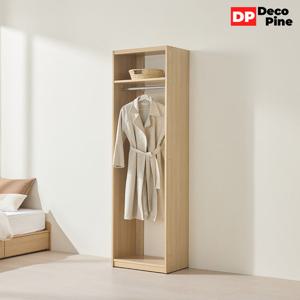 데코파인 댄디 드레스룸 600긴옷장 1단 시스템장