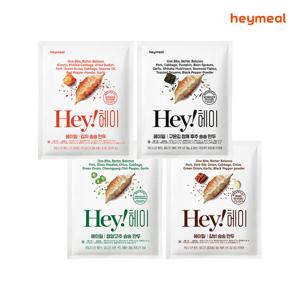 헤이밀 교자만두 350g x 4팩(김치 구운김 청양고추 갈비 만두 각1팩)