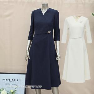 [미니멈]MD 하트넥 랩 원피스  MD MYBAWO3190 Z_CJ