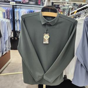 [엘르옴므]엘르옴므 남성티셔츠 무봉제일자소매티EBDFR0147