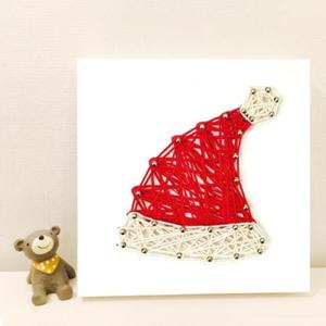 아트박스/72페이지 꼬마 산타모자 스트링아트 만들기 패키지 DIY