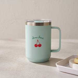 [모던하우스] TO GO 뉴데스크 보온보냉컵 500ml 베리가든 그린