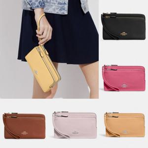 코치 Coach C5610 OS 여자 지갑 더블 지퍼 스트랩 지갑