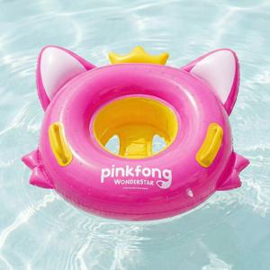 핑크퐁 원더스타 아기 튜브 보행기형 쿠션 유아 물놀이 용품