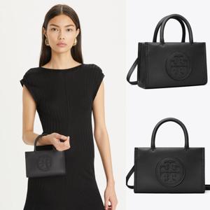 토리버치 145613 001 여자 Ella 로고 패치 미니 토트 크로스백