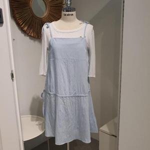 르피타 HC06 신나 나시 원피스(블루) L252UOP502