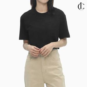 엘케이트 여자 반팔티 라운드넥 20수 코튼 순면티셔츠 LHZ009