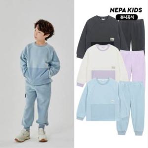 네파키즈 [택가115,000원] 공용 무브먼트 플리스 트레이닝세트 KKF5952