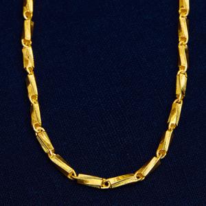 베티블루 24K 순금 대나무 꽈베기 체인 남성 남자 금 목걸이 18.75g (5돈)