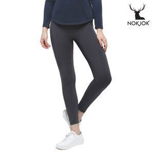 녹족 요가복 필라테스복 엘리사 9부 레깅스 웜그레이