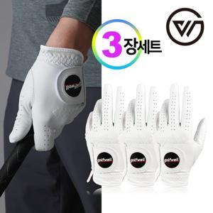 [텐텐]골프웰 남성 천연 양피 골프장갑 3장 1세트 (GW-GV01)