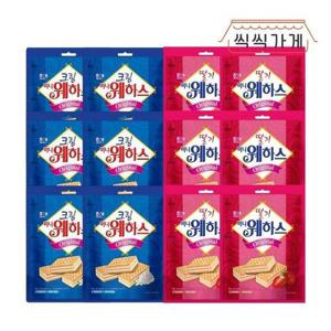 갤러리아_크림 미니웨하스 x 딸기 미니웨하스 150g 6개씩 한박스