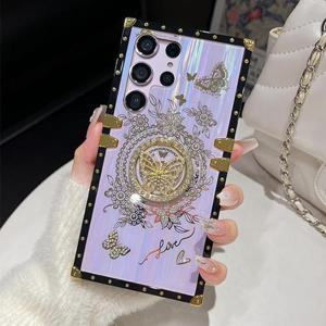 갤럭시A52 5G 케이스/SM-A526 버터플라이 쥬얼리링 오로라 케이스