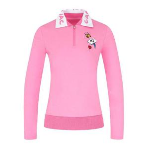 [까스텔바작](본사) 여성 빅카라 반집업 티셔츠_BGCWTS703PI_