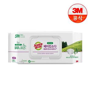 [3M]베이킹소다 물걸레 청소포 플러스 표준형 25매