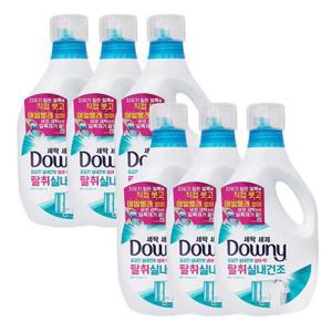 [유한락스]다우니 세탁세제 액체형 실내건조 1.9L x6