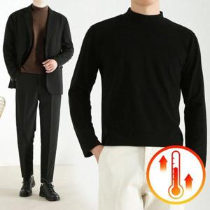 겨울용 남성 폴라 기모 긴팔 반목티셔츠 WFLM2W5