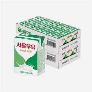 서울우유 테트라팩 멸균우유 200ml 48입