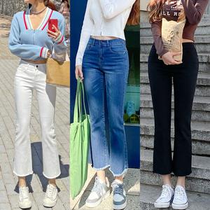 ★텐텐★[3종세트] 키작녀 스판 부츠컷청바지/신축성굿/전체스판