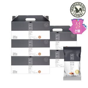 [산과들에]오직 견과6종 순수가온 20입x5박스 하루견과 설선물세트