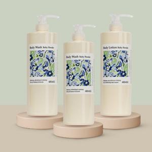 [2+1]아리아즈 퍼퓸 바디워시+바디로션 베이비파우더향 1000ml